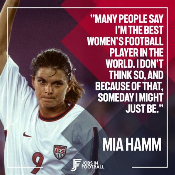 Discover The Inspiring World Of Mia Hamm Photos